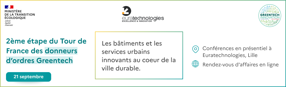 2ème étape du Tour de France des donneurs d'ordres Greentech publics et privés